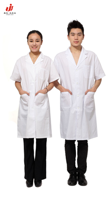 医护服，美容院，厂服，糕点师夏季男女工作服白大褂