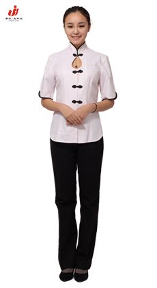 工作服 制服武汉厂家供应性感粉色套装按摩技师服服装
