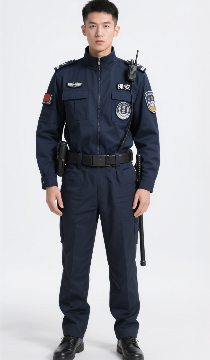 保安工作服定做款式图片